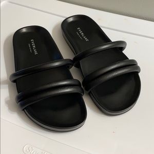 Everlane Three Strap Slides Sz 7